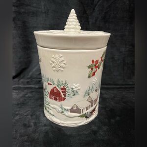 Better homes and garden winter forrest cookie jar